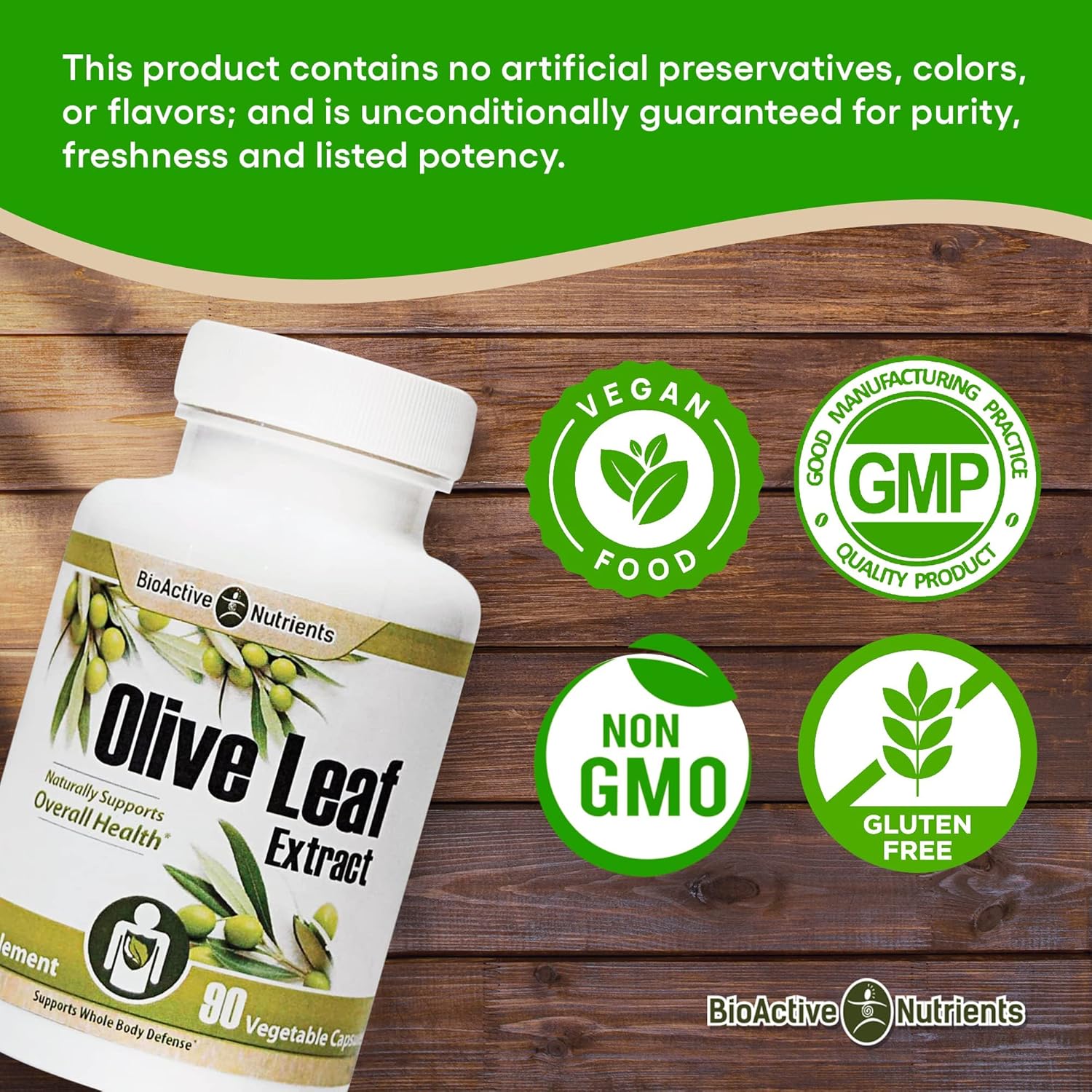 High Potency Olive Leaf Extract 700mg - 180 Capsules - 20% Oleuropein - Promotes Wellness & Immune Support