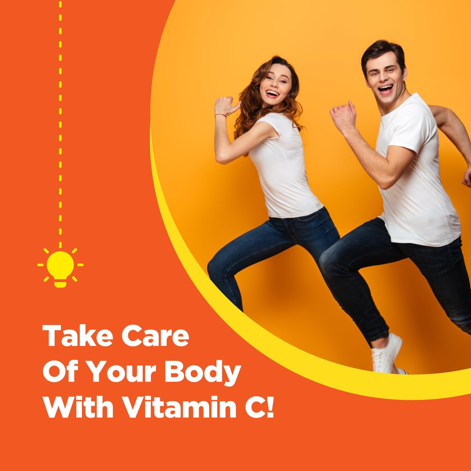 High Potency Phytoral Natural Vitamin C Gummies for Adults - Immune Support & Brain Vitamins Booster