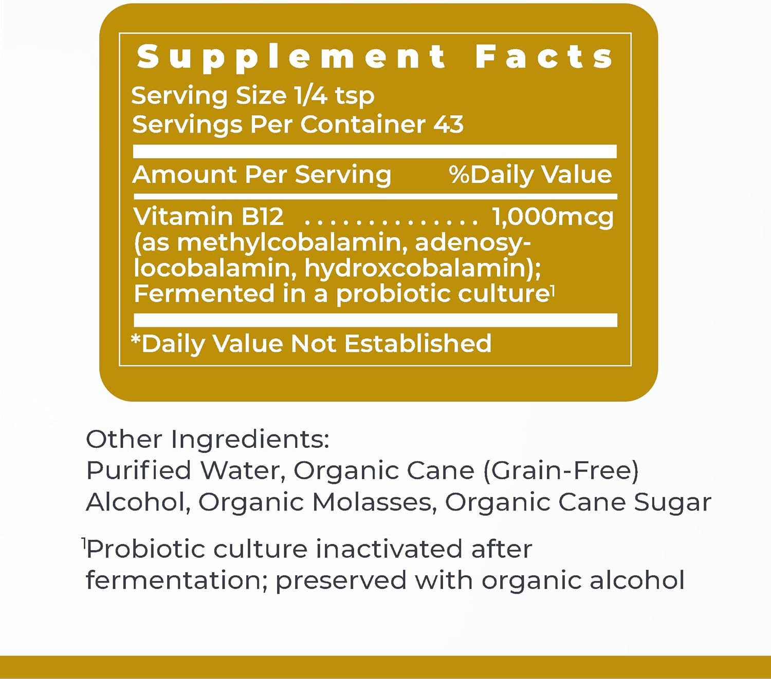 High-Potency Premier Research Labs B12-ND for Energy, Memory & Brain Focus - Vegetarian & Vegan Friendly - 2 fl oz