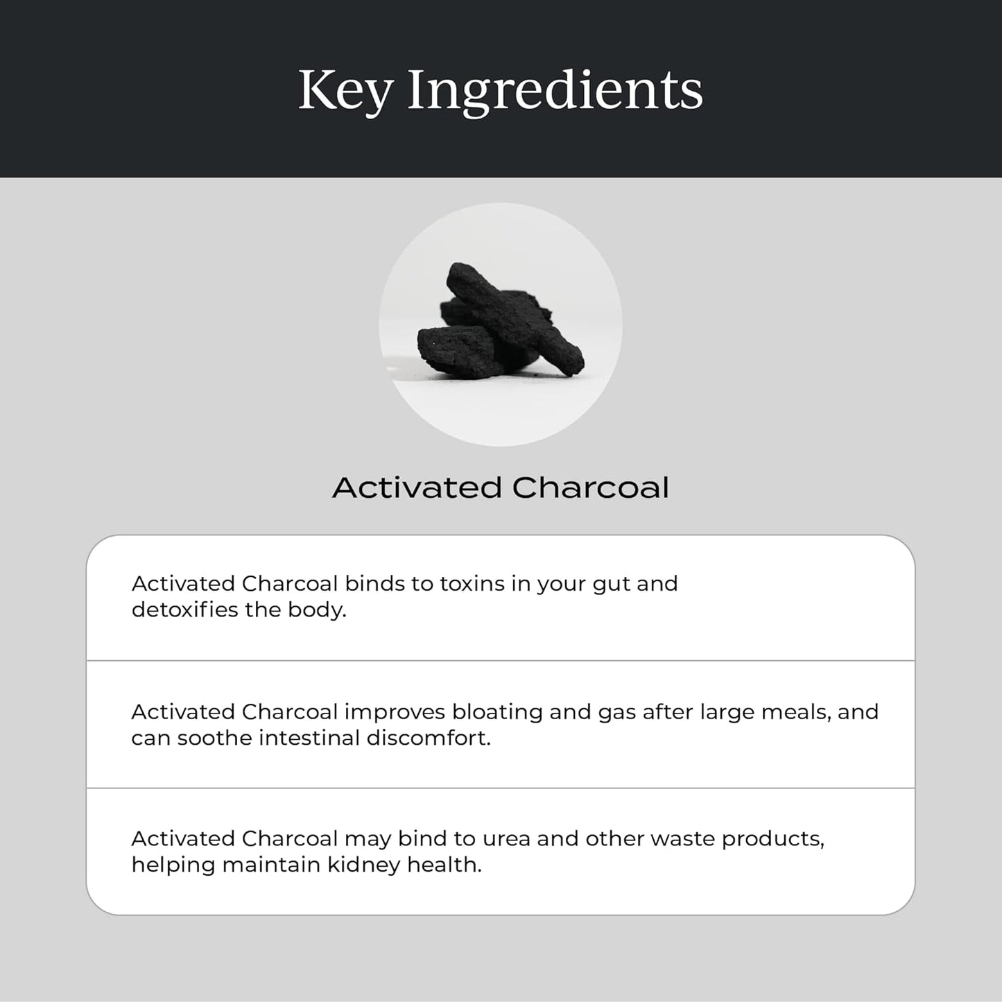 High Potency Probiotic & Activated Charcoal Liquid Supplement - Supports Digestion, Detox & Relief - 50 Billion CFU - Men & Women - Alleviate Gas & Bloating