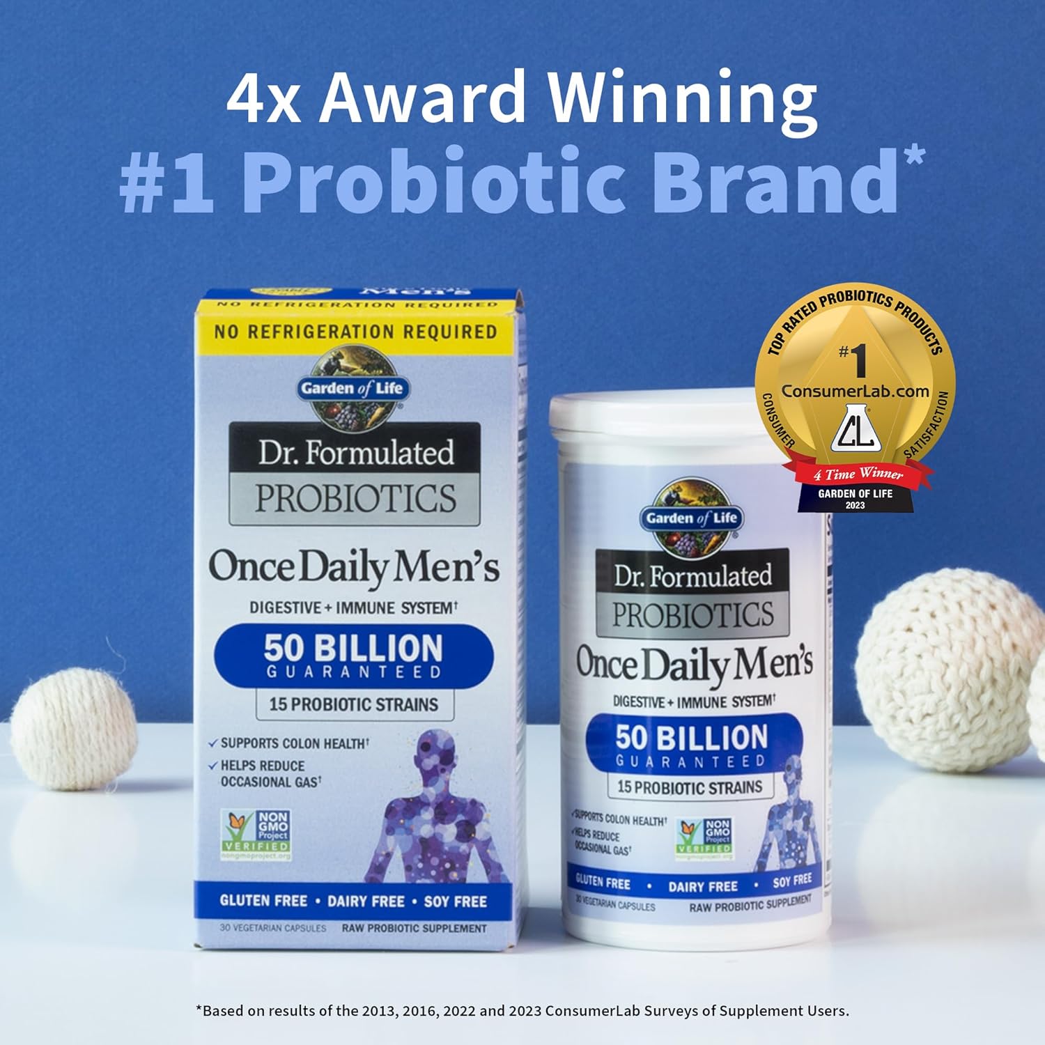 High Potency Probiotics & Zinc Supplements Combo - 30 Capsules Each - Vegan Multimineral Supplement with Vitamin C - Dr. Formulated & Raw