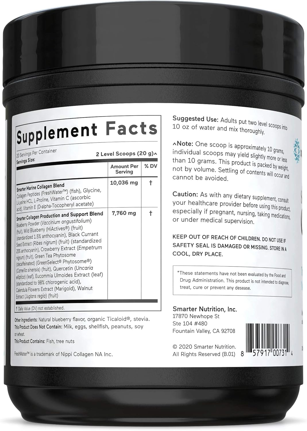 High Potency SMARTERNUTRITION Curcumin with Enhanced Absorption + Smarter Skin Collagen for Vibrant and Healthy Skin - Triple Action Formula