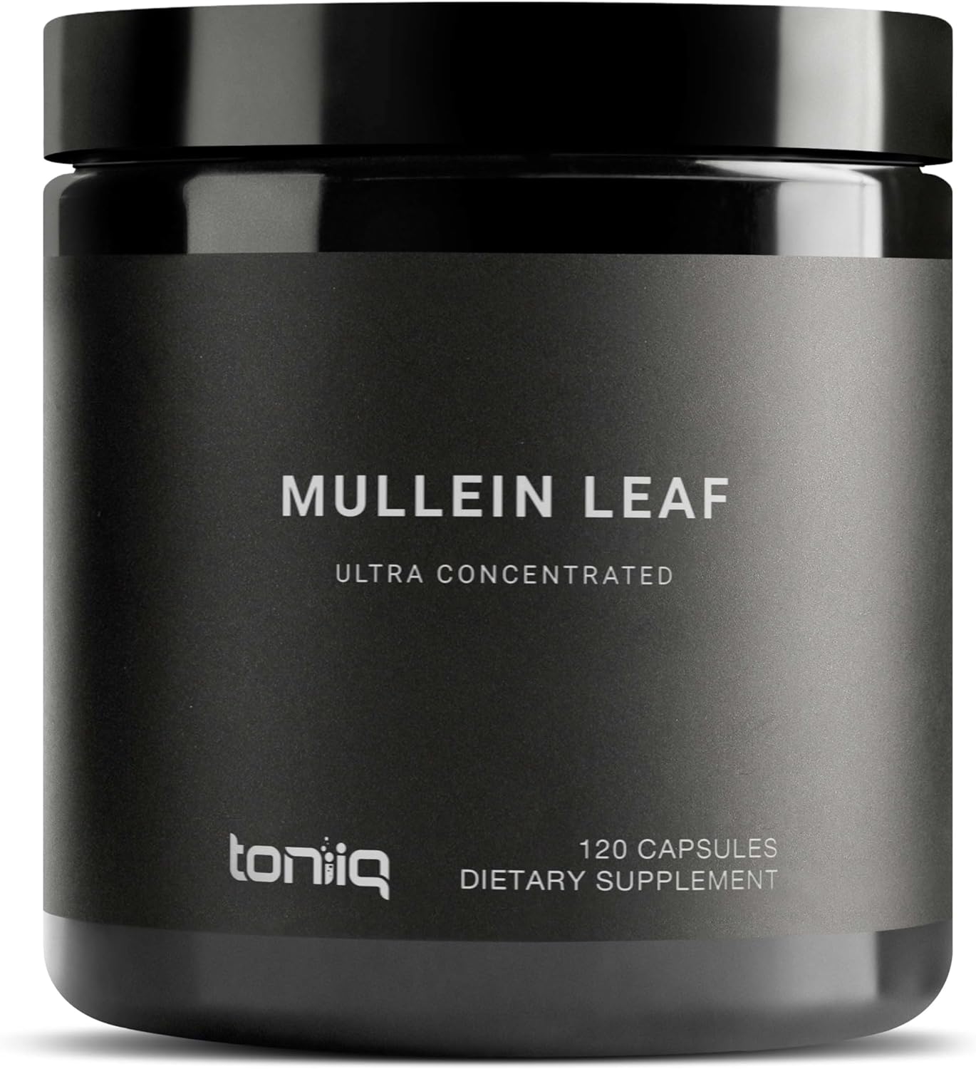 High Potency Toniiq Mullein Leaf Capsules - 10:1 Extract, 1300mg - Concentrated Formula, Third-Party Tested - 120 Capsules