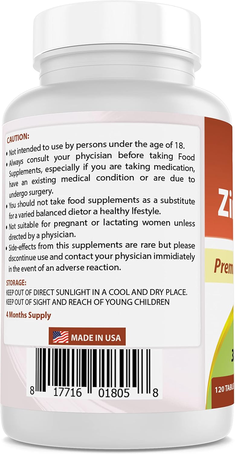 High Potency Vitamin A 25000 IU and Zinc Citrate 30 mg Supplement