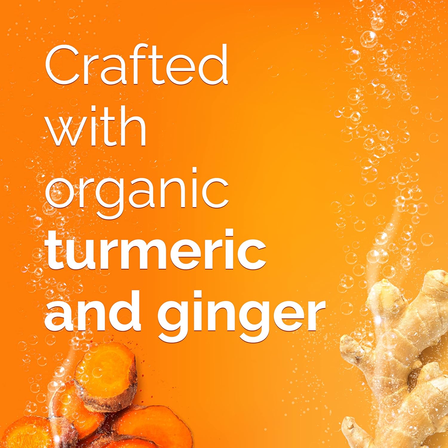 High Potency Vitamin C Gummies with Turmeric and Ginger for Immune Support - Citrus-Ginger Flavored, 36 Count