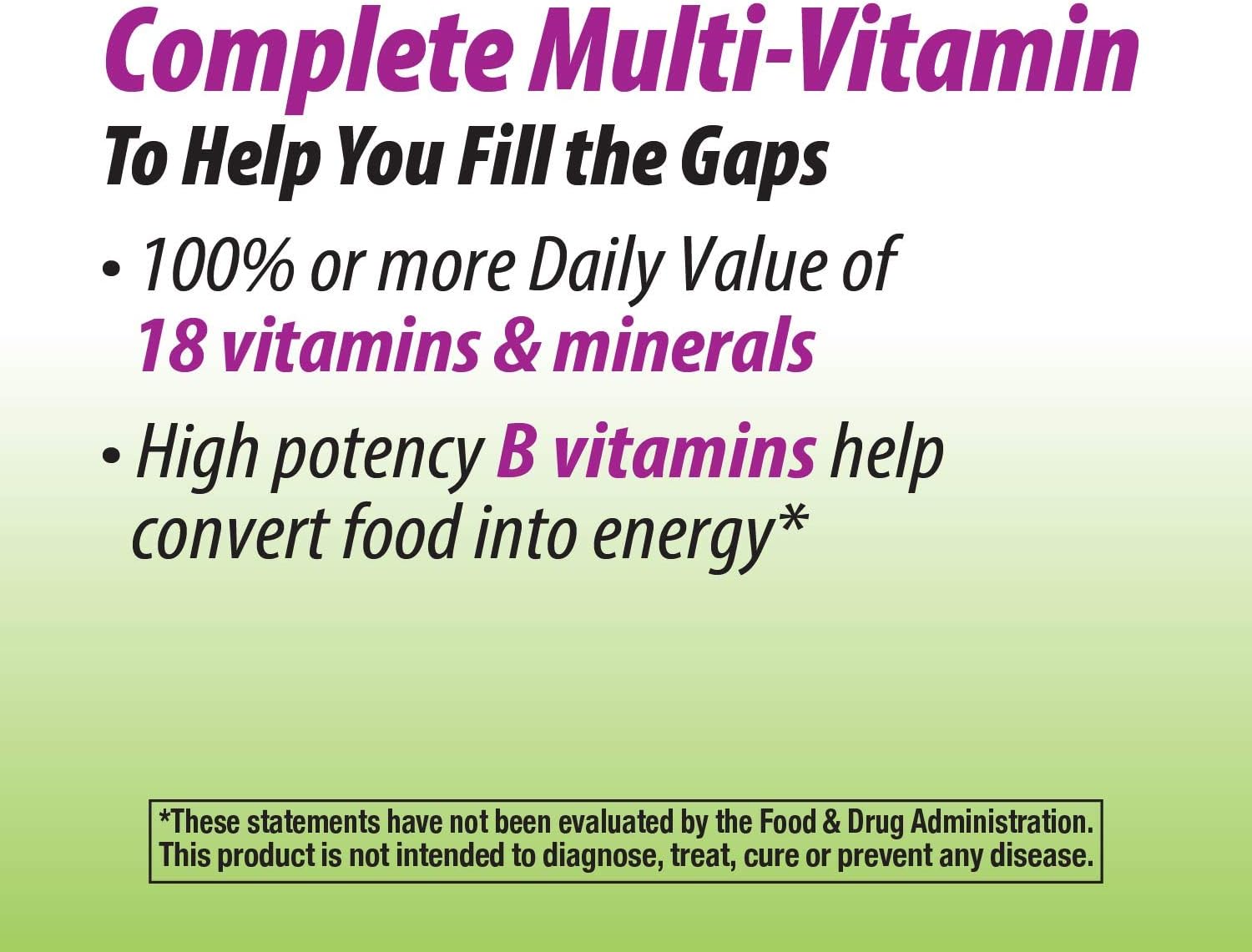 High-Potency Women's Multivitamin with B-Vitamins, 1 Serving of Veggies & Fruits, 60 Tablets by Nature's Way Alive! Garden Goodness