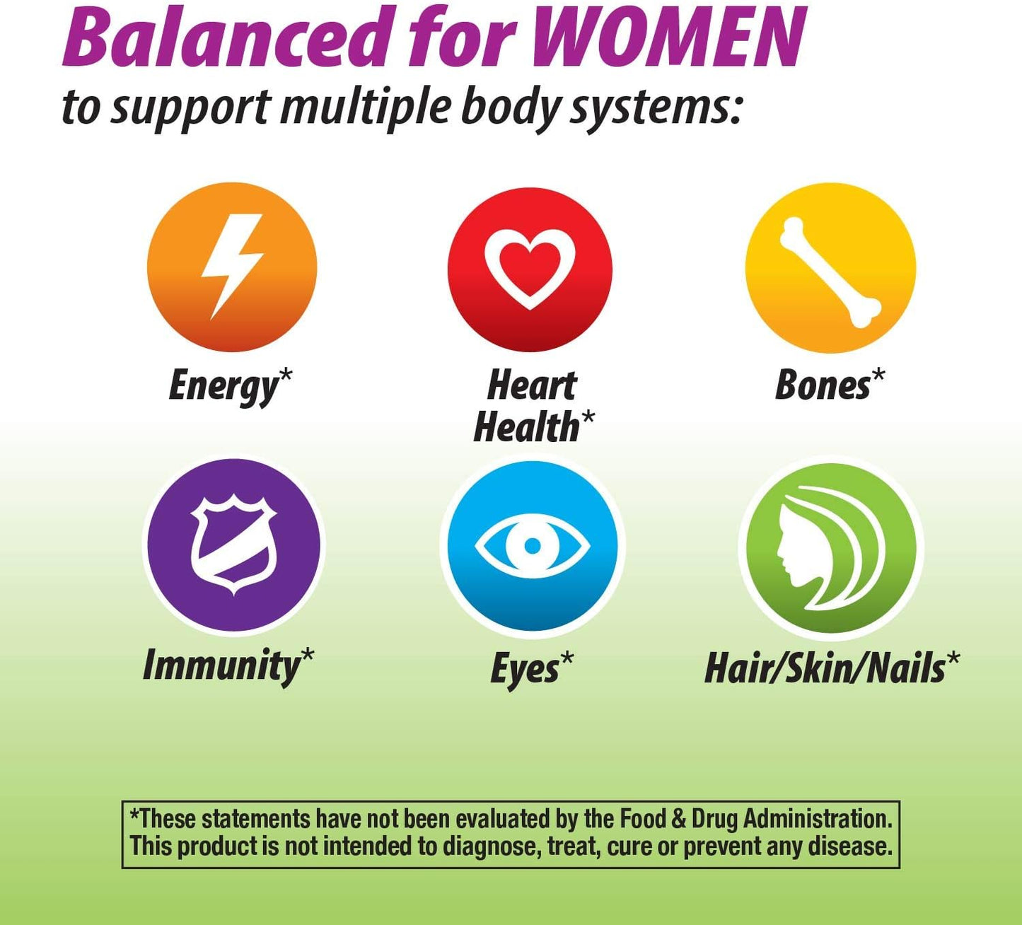 High-Potency Women's Multivitamin with B-Vitamins, 1 Serving of Veggies & Fruits, 60 Tablets by Nature's Way Alive! Garden Goodness