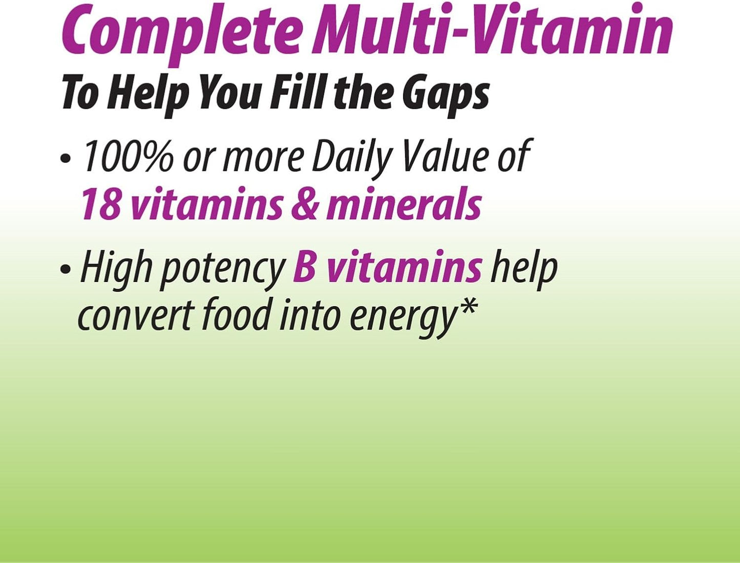High-Potency Women's Multivitamin with B-Vitamins, 1 Serving of Veggies & Fruits, 60 Tablets by Nature's Way Alive! Garden Goodness