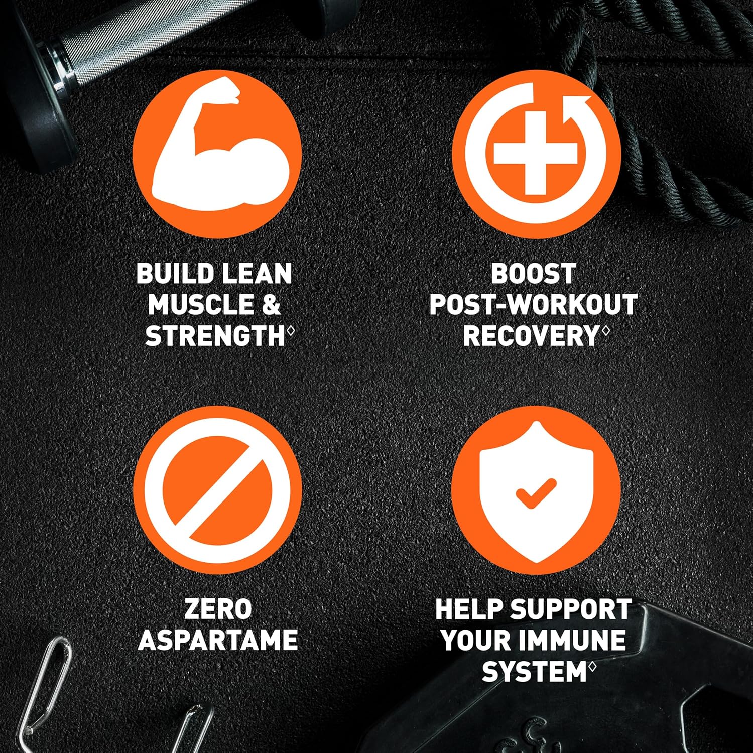 High Protein Body Fortress Powder for Muscle Gain & Recovery - Cookies N’ Creme Flavor, 60g Protein & 12g BCAAs, Immune Support with Vitamins C & D - 1.78lbs