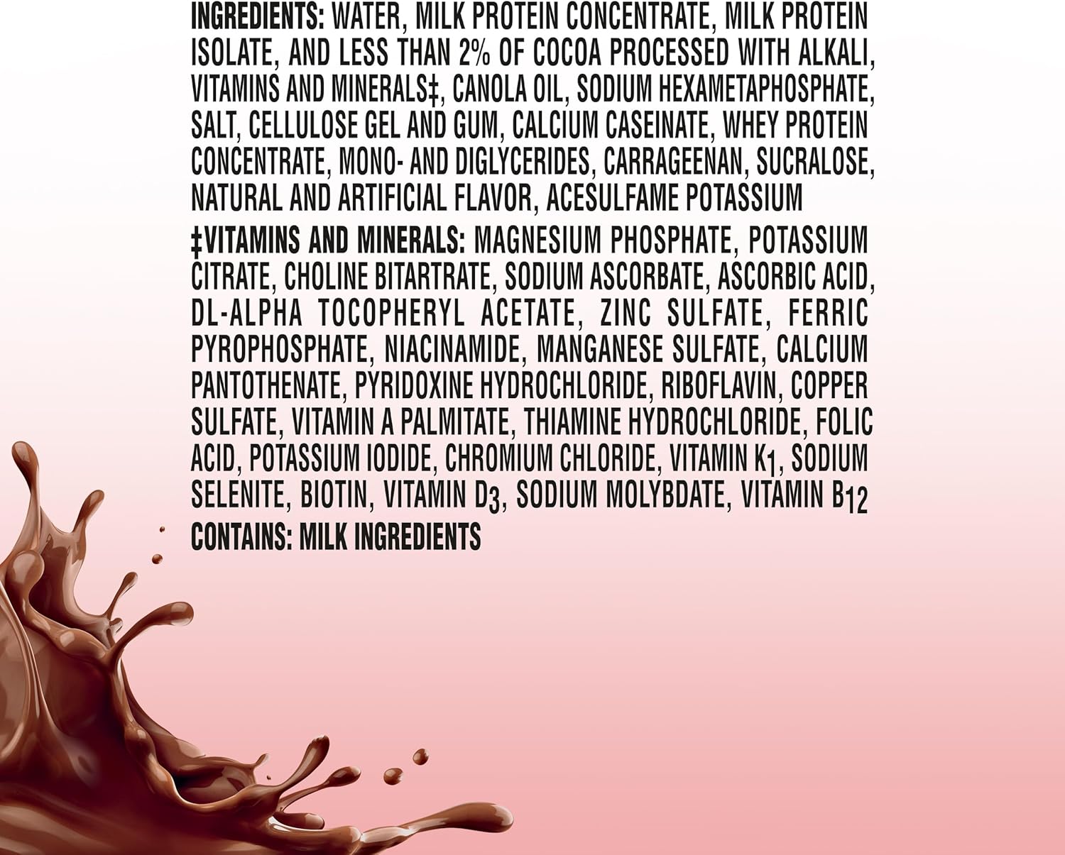 High Protein Chocolate Protein Shake Ready to Drink - 30g Protein, 26 Vitamins & Minerals, 1g Sugar - Muscle Recovery Support, Nutritional Drink - 11 fl oz (Pack of 18)