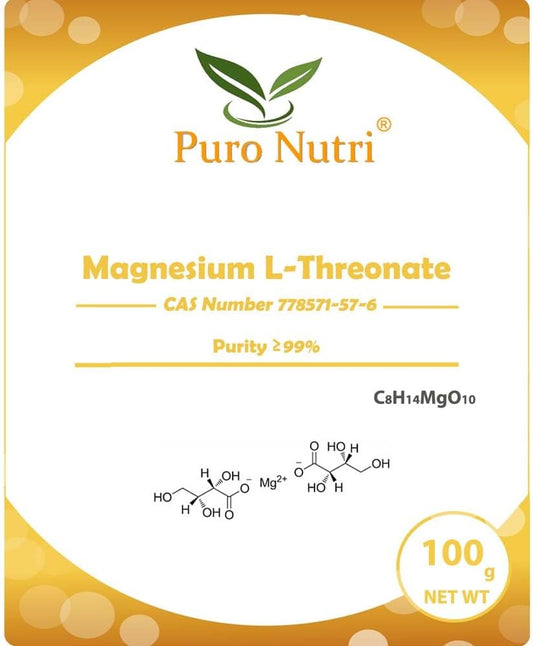 High Purity 98% Magnesium L-Threonate Powder - Factory Wholesale Bulk Supply