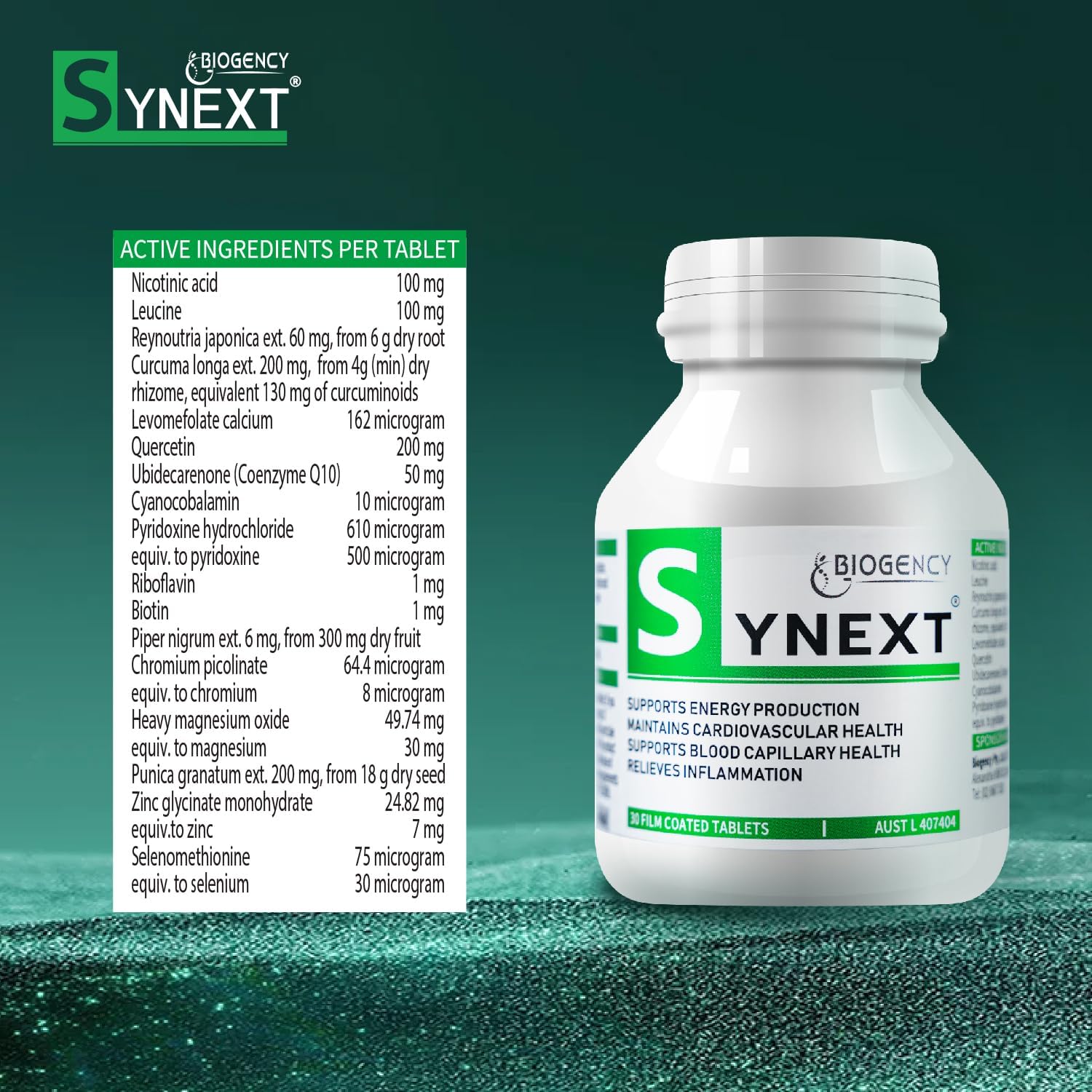 High Purity NAD+ Supplement with Liposomal NR, Resveratrol, Quercetin - Anti-Aging, Energy, Focus - 30 Tabs