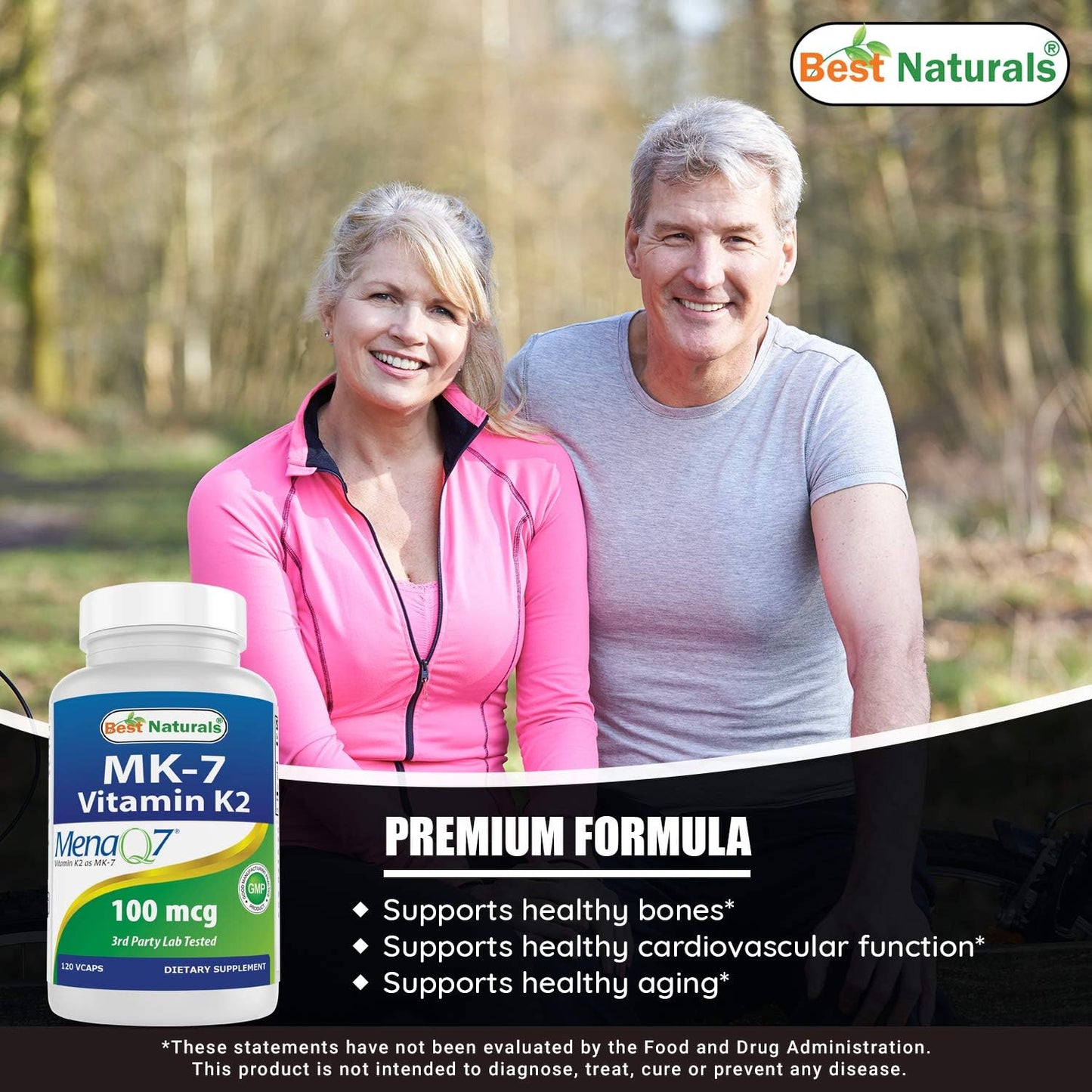 High-Quality Boron 5 mg and MK-7 Vitamin K2 100 mcg Supplement for Optimal Health