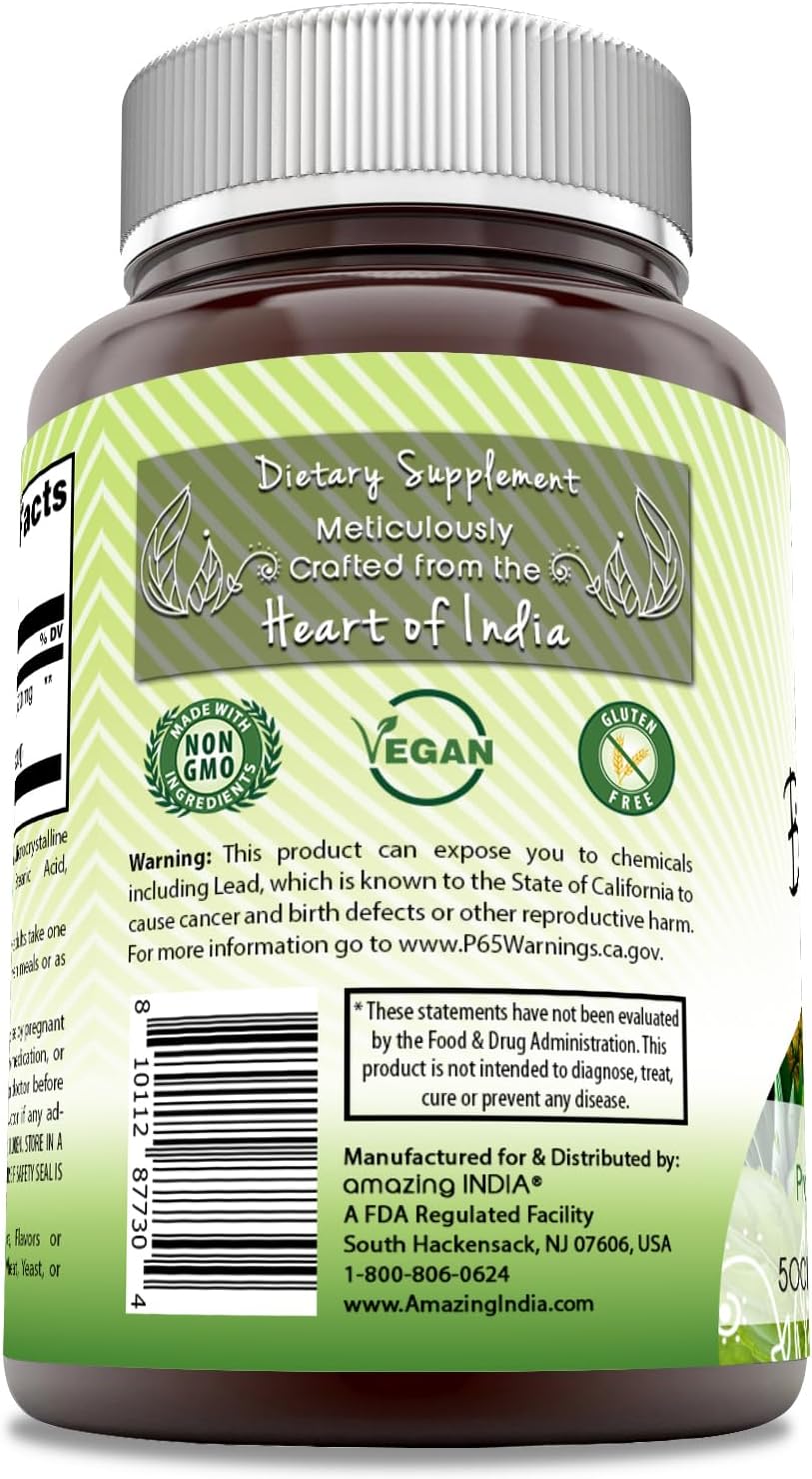 High-Quality Bromelain 500mg Supplement from India | 120 Tablets | Non-GMO & Gluten-Free | Made in the USA