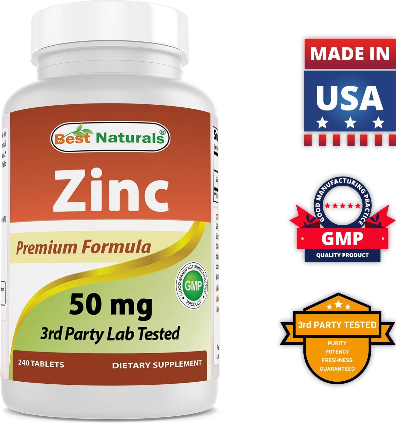 High-Quality Cinnamon 500mg with Zinc Gluconate 50mg - Top Natural Supplement for Immune Support
