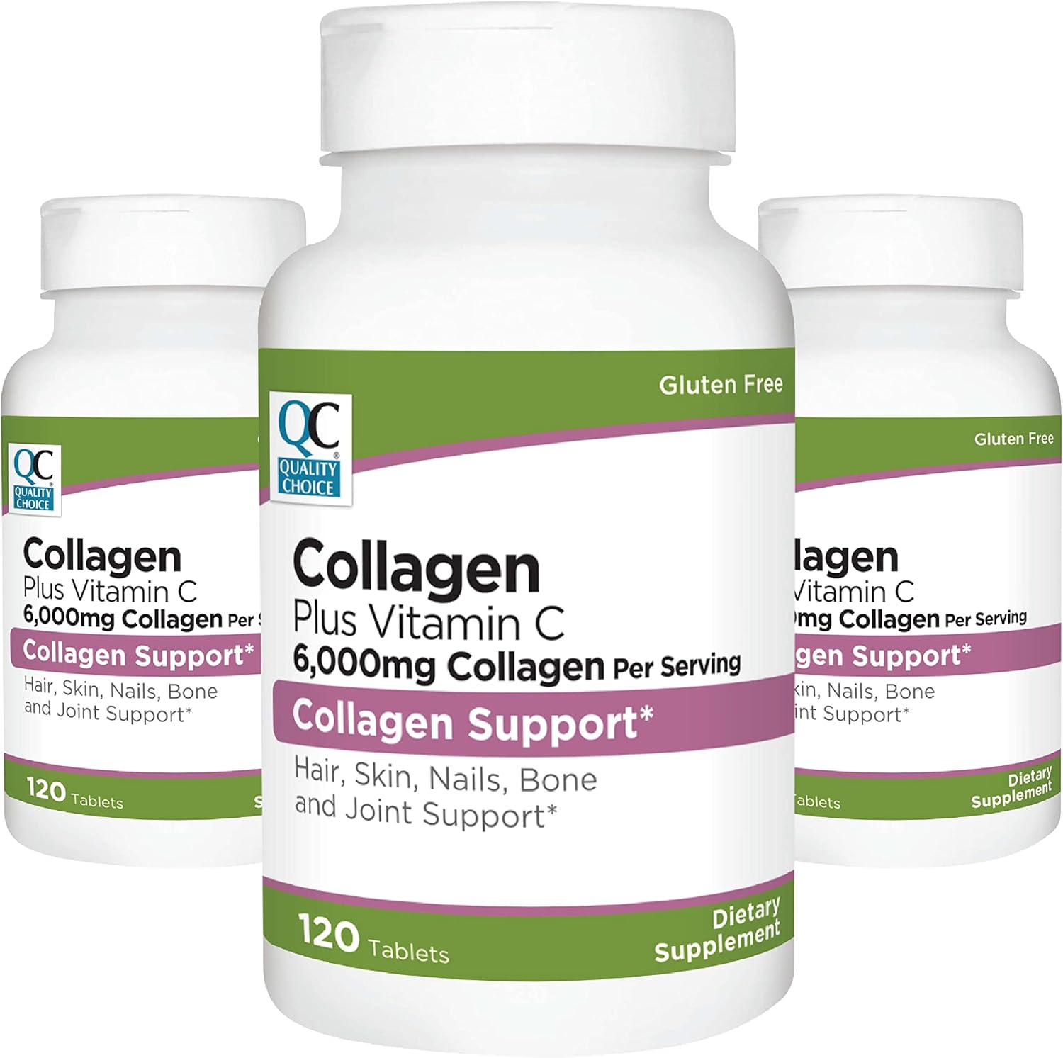 High Quality Collagen Tablets with 6,000 mg + Vitamin C for Skin Support