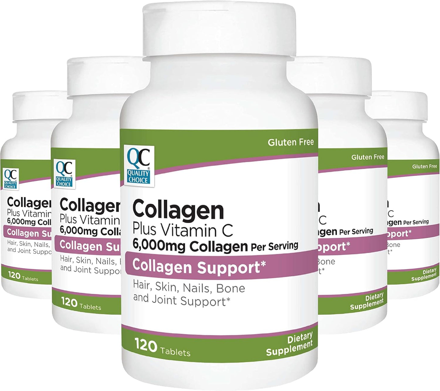 High Quality Collagen Tablets with 6,000 mg + Vitamin C for Skin Support