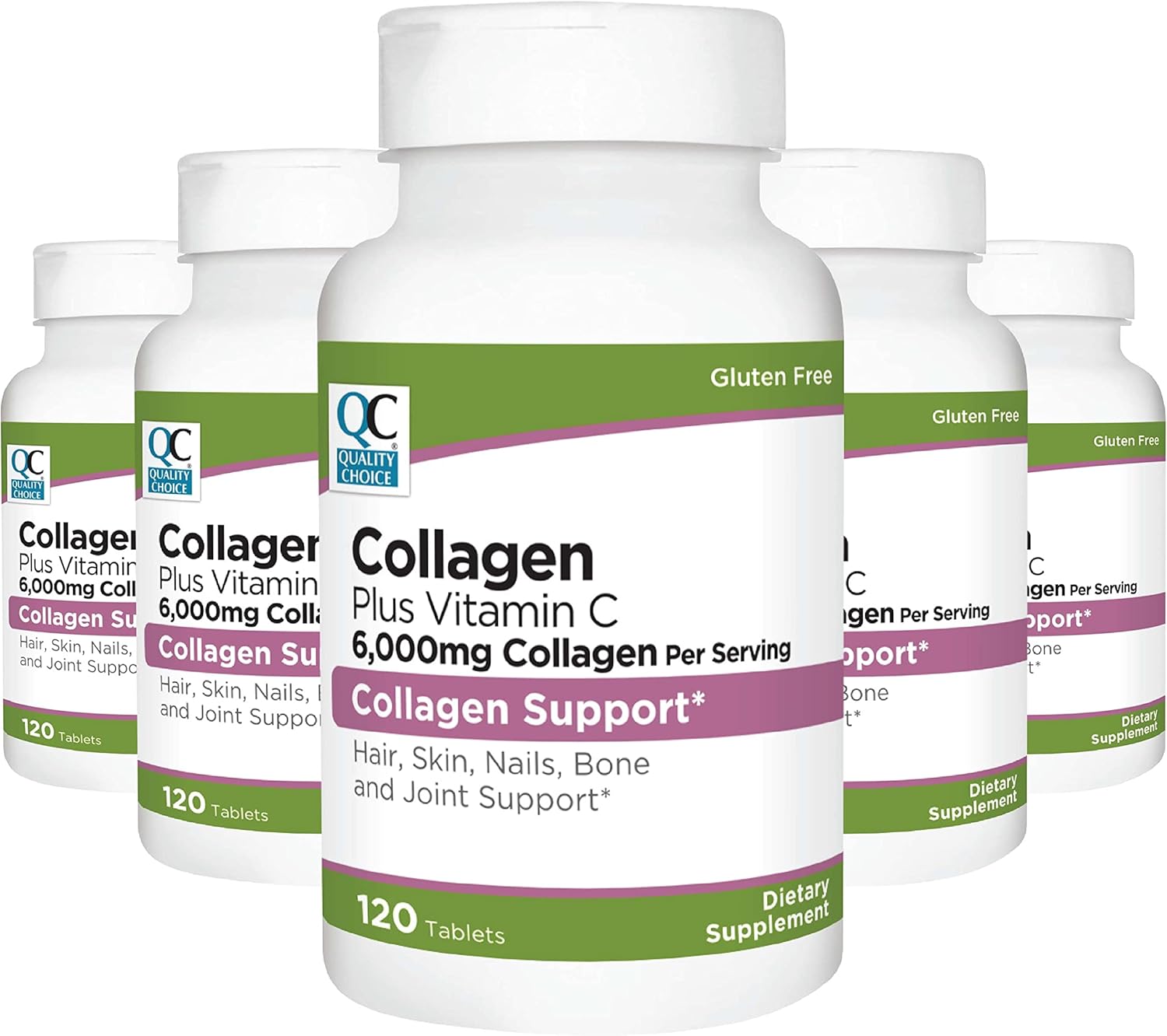 High Quality Collagen Tablets with 6,000 mg + Vitamin C for Skin Support