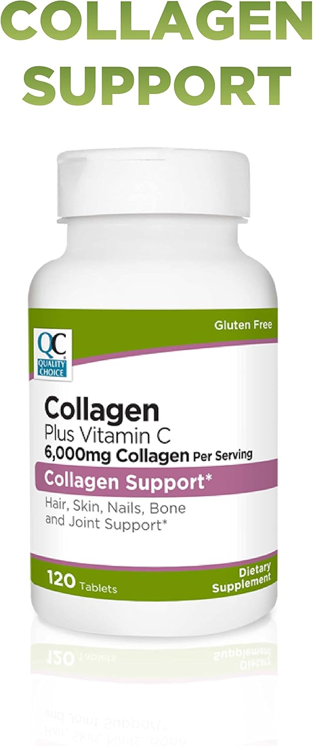 High Quality Collagen Tablets with 6,000 mg + Vitamin C for Skin Support