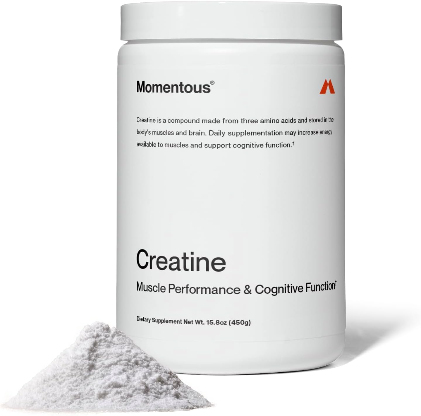 High-Quality Creapure Creatine Monohydrate Powder for Strength, Muscle, & Recovery - 5g Per Serving, 90 Servings - Ideal for Men & Women