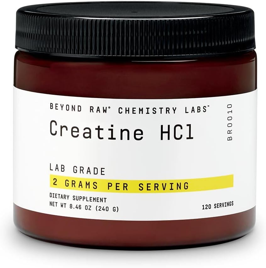 High-Quality Creatine HCl Powder for Enhanced Muscle Strength, Energy, and Cognitive Support | 120 Servings | Science-Backed Formula for Men and Women
