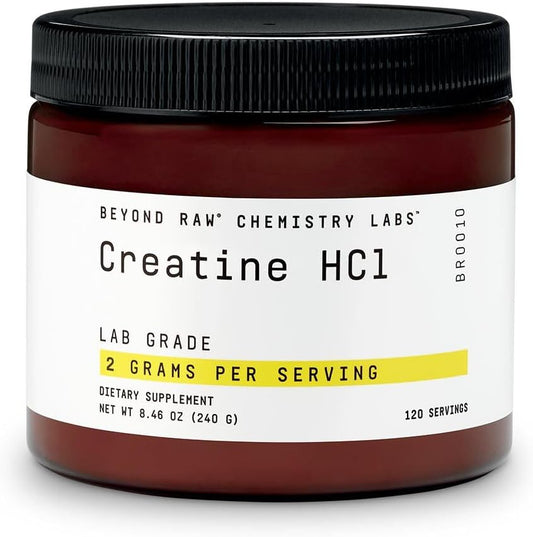 High-Quality Creatine HCl Powder for Enhanced Muscle Strength, Energy, and Cognitive Support | 120 Servings | Science-Backed Formula for Men and Women
