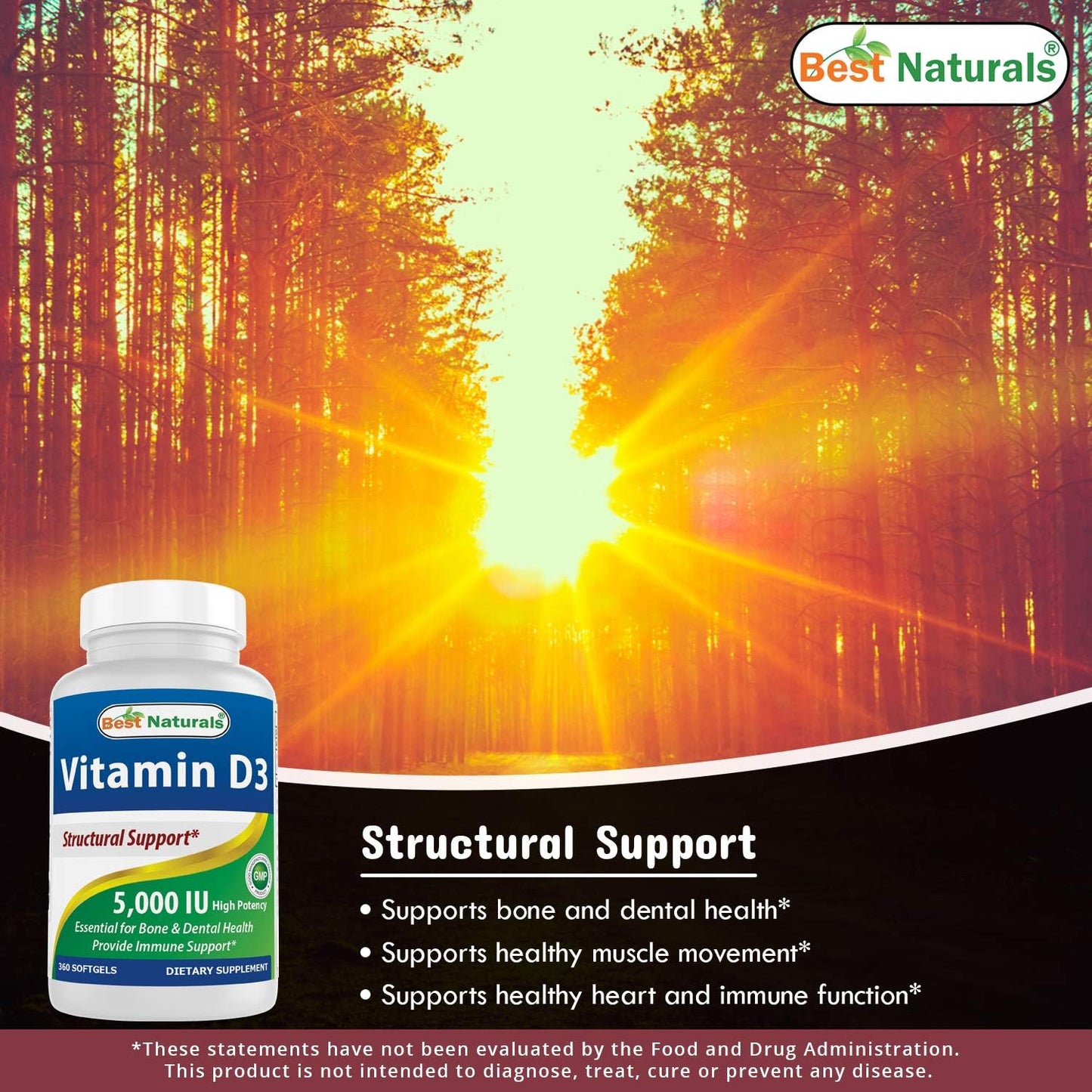 High-Quality DHEA 25mg & Vitamin D3 5000 IU Supplement for Optimal Health