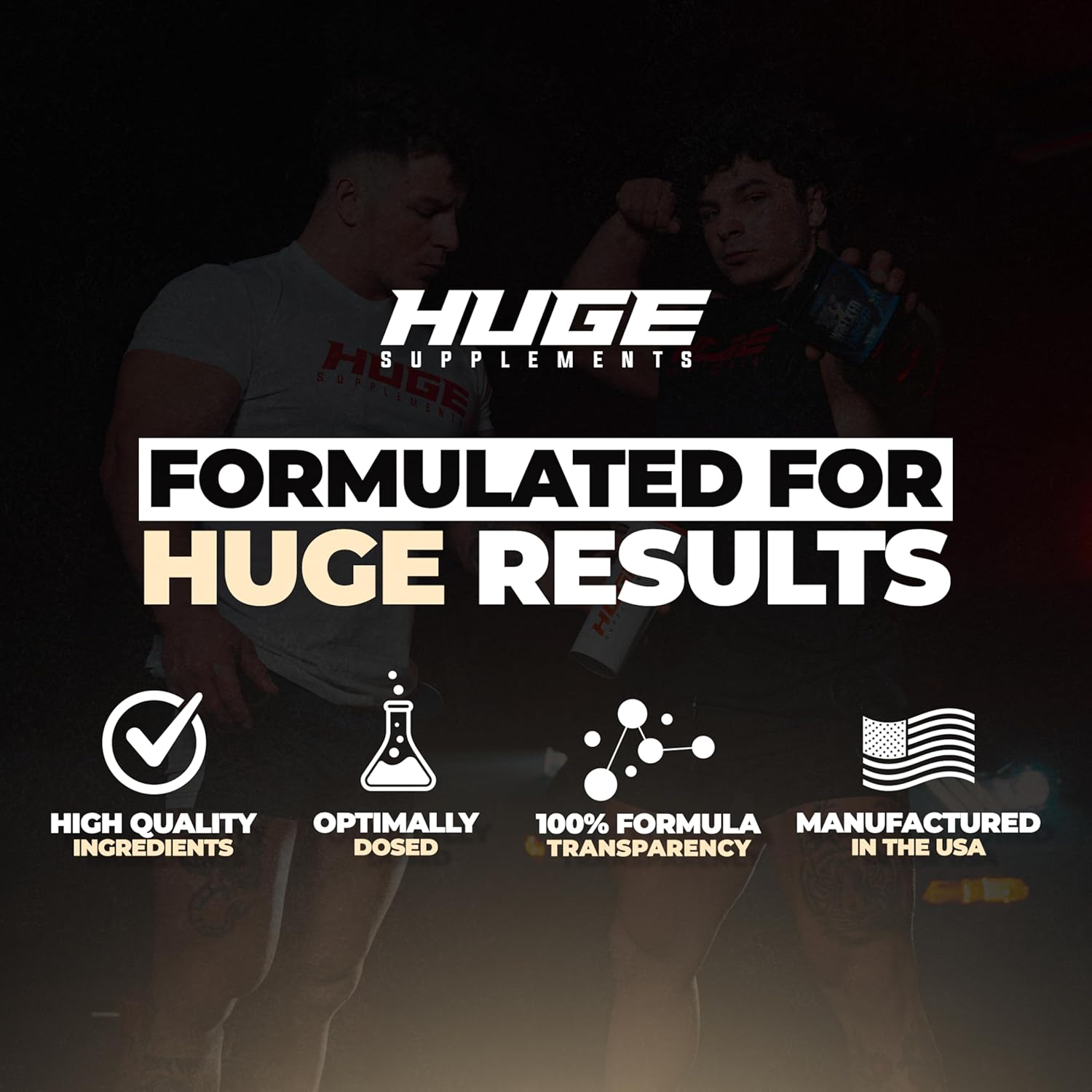 High-Quality Huge Whey Protein Powder for Muscle Gain with 25g Protein, Chocolate Brownie Flavor, 30 Servings