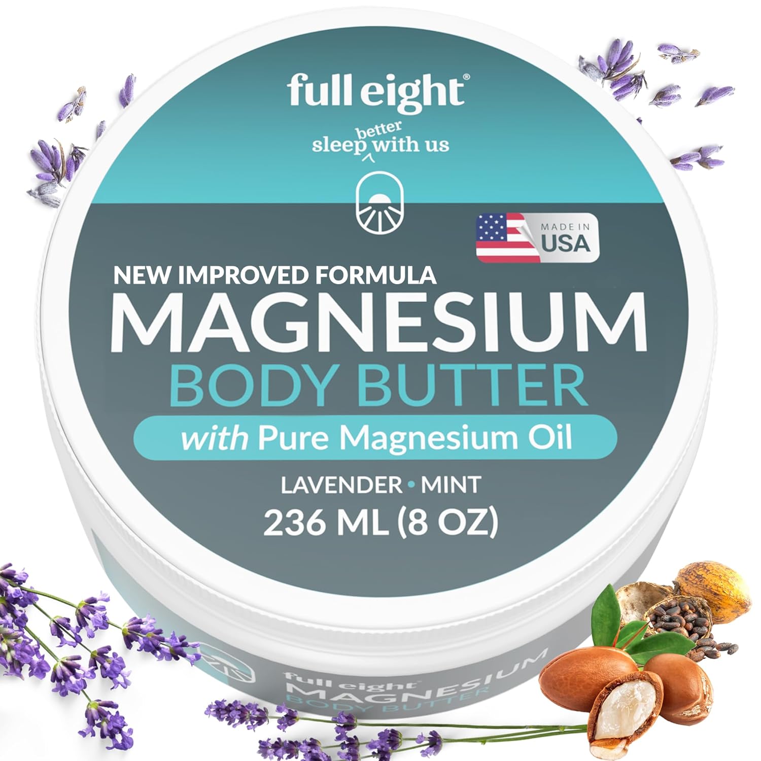 High-Quality Magnesium Bundle for Sleep - Includes Magnesium Glycinate 500mg and Magnesium Chloride Body Butter