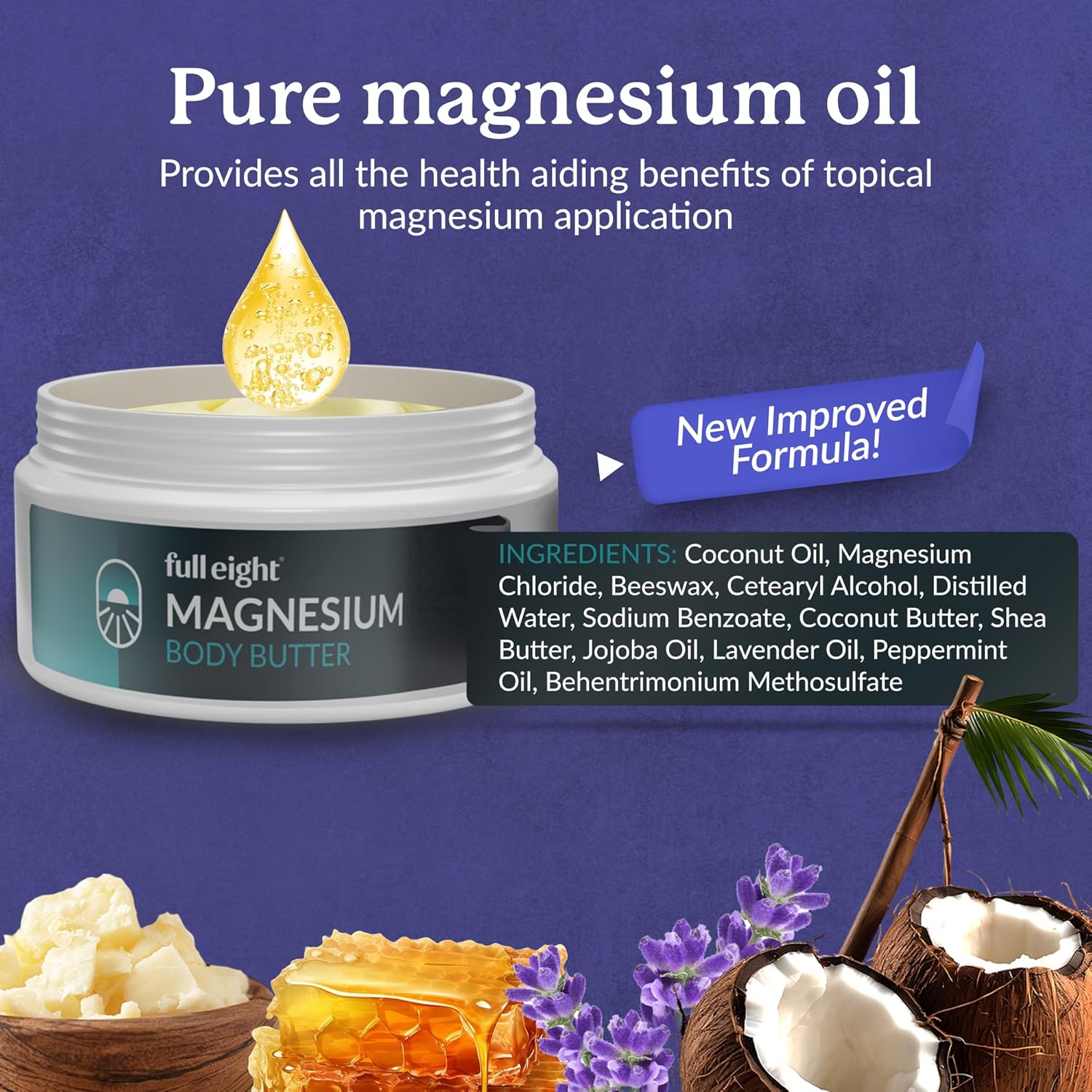 High-Quality Magnesium Bundle for Sleep - Includes Magnesium Glycinate 500mg and Magnesium Chloride Body Butter