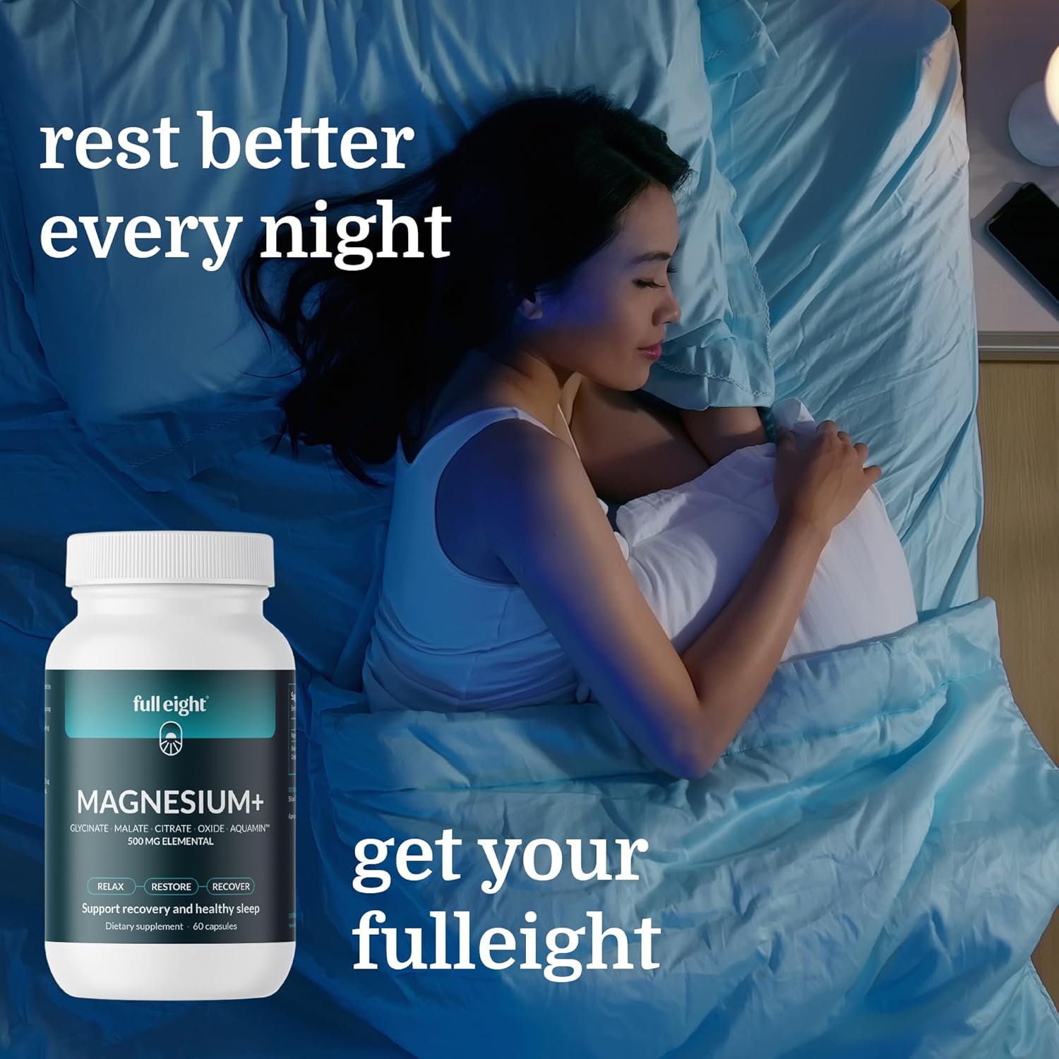 High-Quality Magnesium Bundle for Sleep - Includes Magnesium Glycinate 500mg and Magnesium Chloride Body Butter