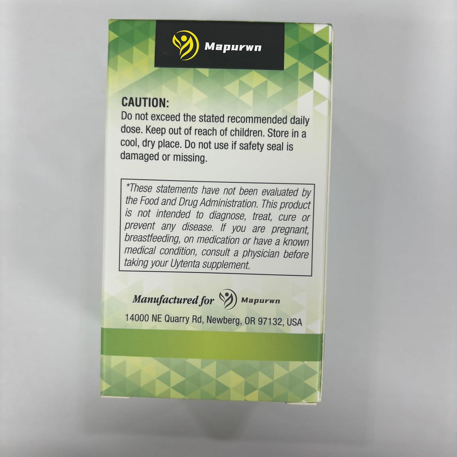 High Quality Mapurwn NMNH Capsules - 500mg per Serving, 120 Count - Natural NMN Supplement Alternative