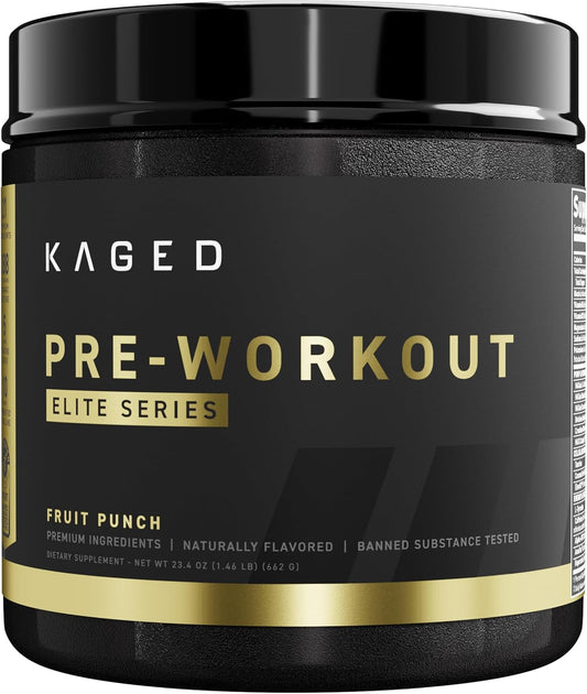 High Stimulant Pre Workout Powder for Men & Women - Energy, Focus, Pumps - L-Citrulline, Beta Alanine, Creatine - 388mg Organic Caffeine - Fruit Punch Flavor