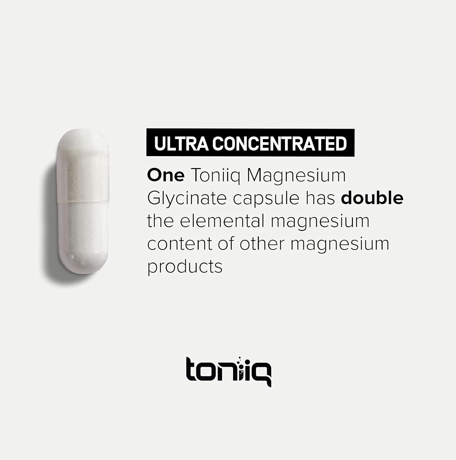 High Strength 3,000mg Magnesium Glycinate Supplement - 600mg Elemental Magnesium - Chelated & Bioavailable - 240 Veg Caps