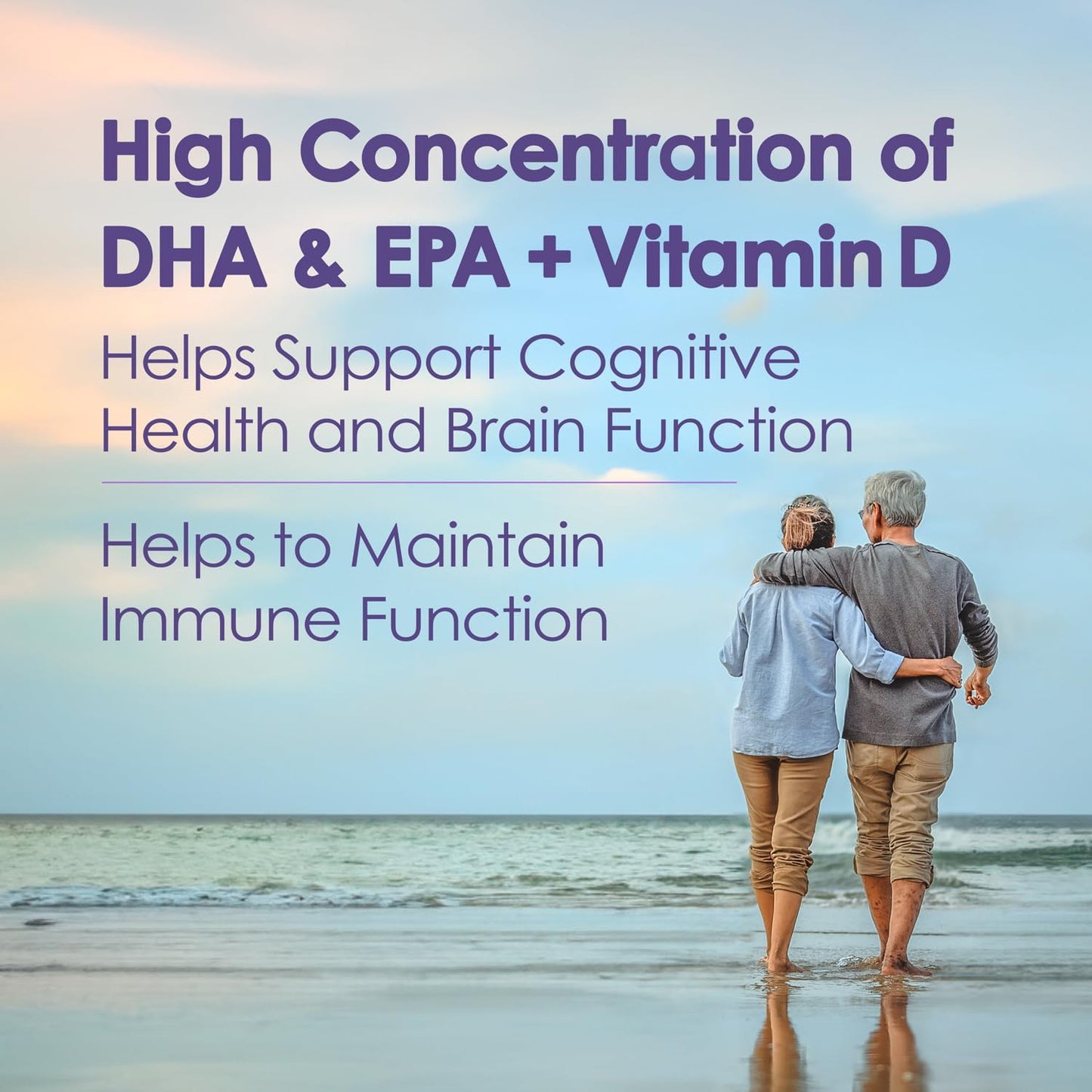 High Strength AquaOmega 5X Omega 3 Liquid Fish Oil Supplement - 3380mg DHA, 670mg EPA, 4500mg Omega 3 - Lemon Flavor, Vitamin D - Burpless Formula for Women and Men - 7.60 floz