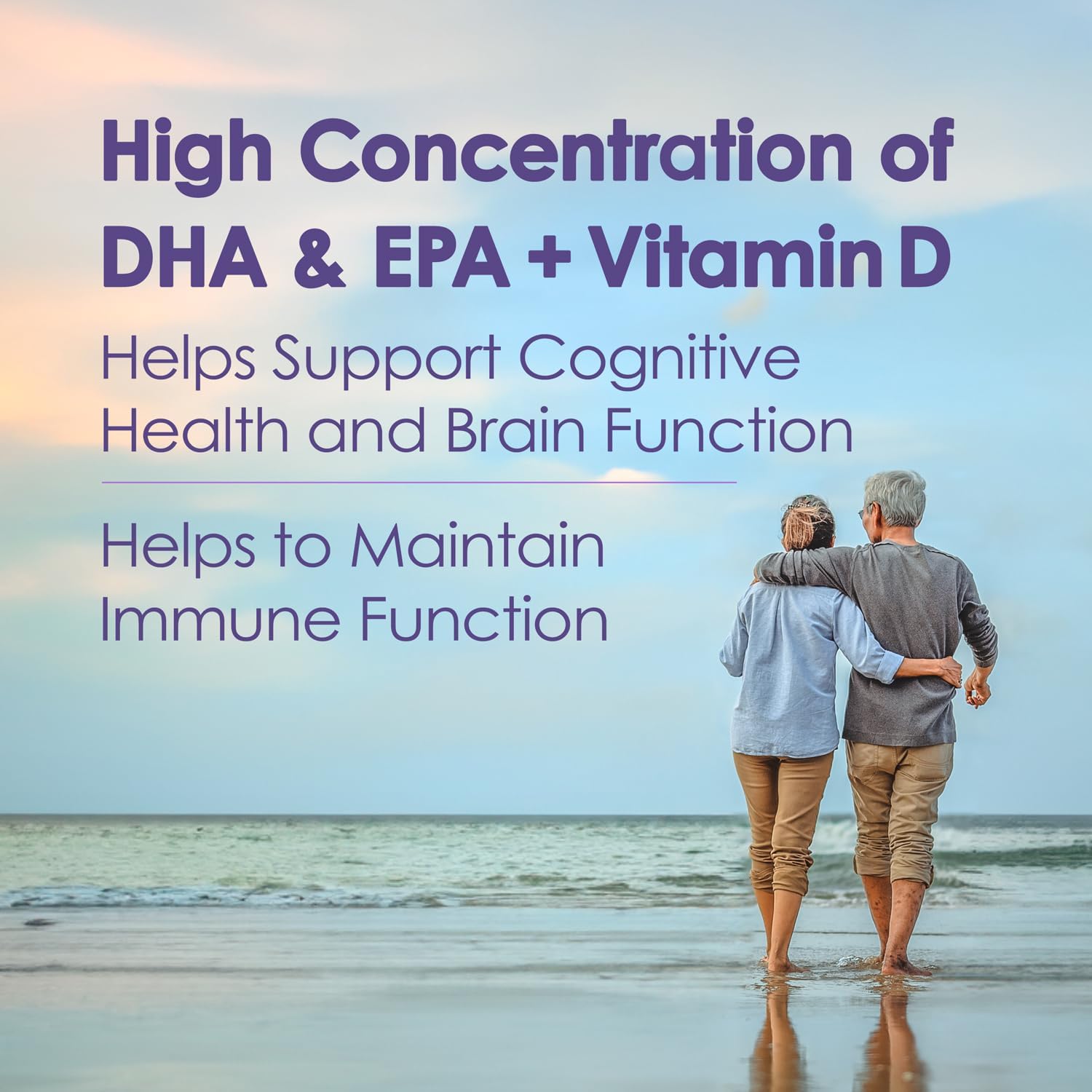 High Strength AquaOmega 5X Omega 3 Liquid Fish Oil Supplement - 3380mg DHA, 670mg EPA, 4500mg Omega 3 - Lemon Flavor, Vitamin D - Burpless Formula for Women and Men - 7.60 floz