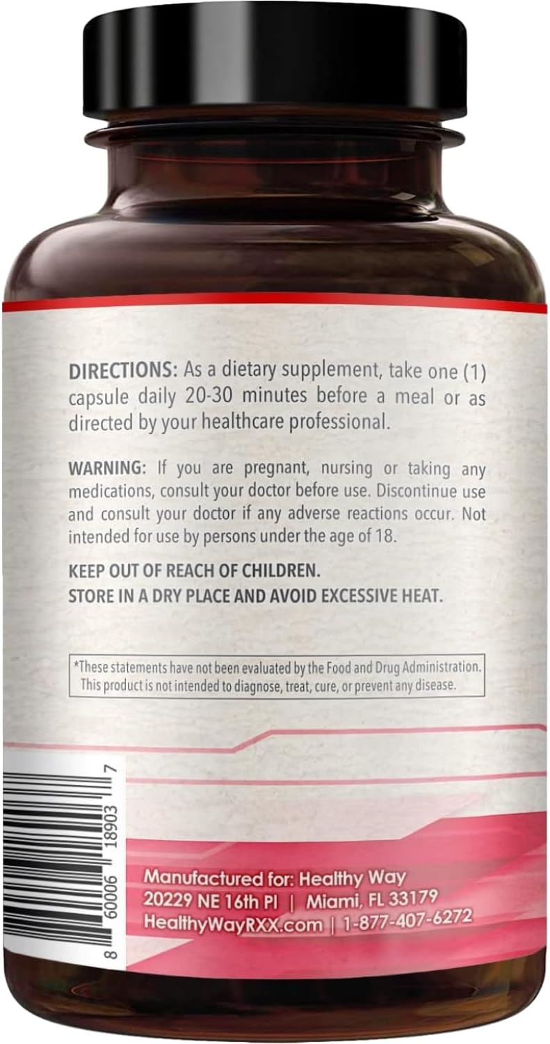 High Strength Berberine 500mg Supplement with Antioxidant Quercetin for Heart Health - Vegan-Friendly - Made in USA - 180 Servings