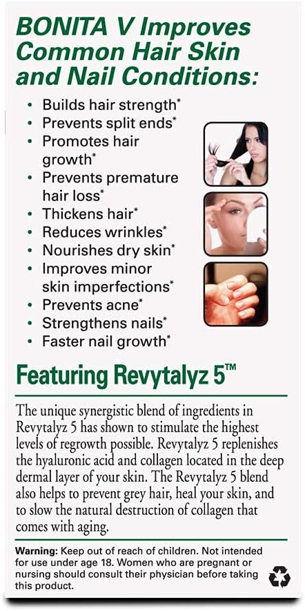 High Strength Biotin Supplement for Hair, Skin, and Nails - 30 Veggie Tablets - Vitamin A, C, B12 - Support Hair Growth - 5000 MCG - Women and Men