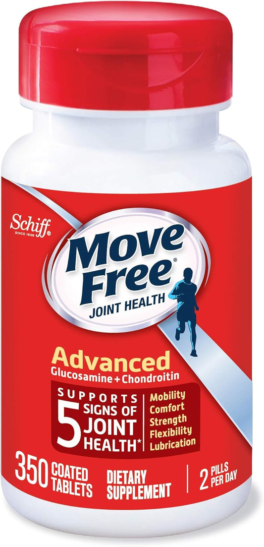 High Strength Glucosamine and Chondroitin Tablets for Joint Health - 1500mg per Serving (350 Count) - Supports Mobility, Flexibility, and Comfort