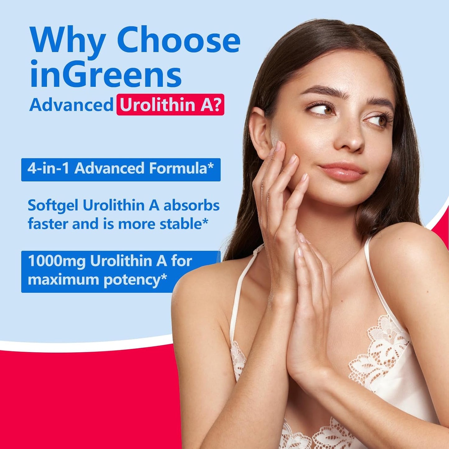 High Strength Liposomal Urolithin A Supplement for Healthy Aging and Energy - 1700mg Per Serving (60 Softgels) with NAD, CoQ10, Trans-Resveratrol - Muscle Health Support
