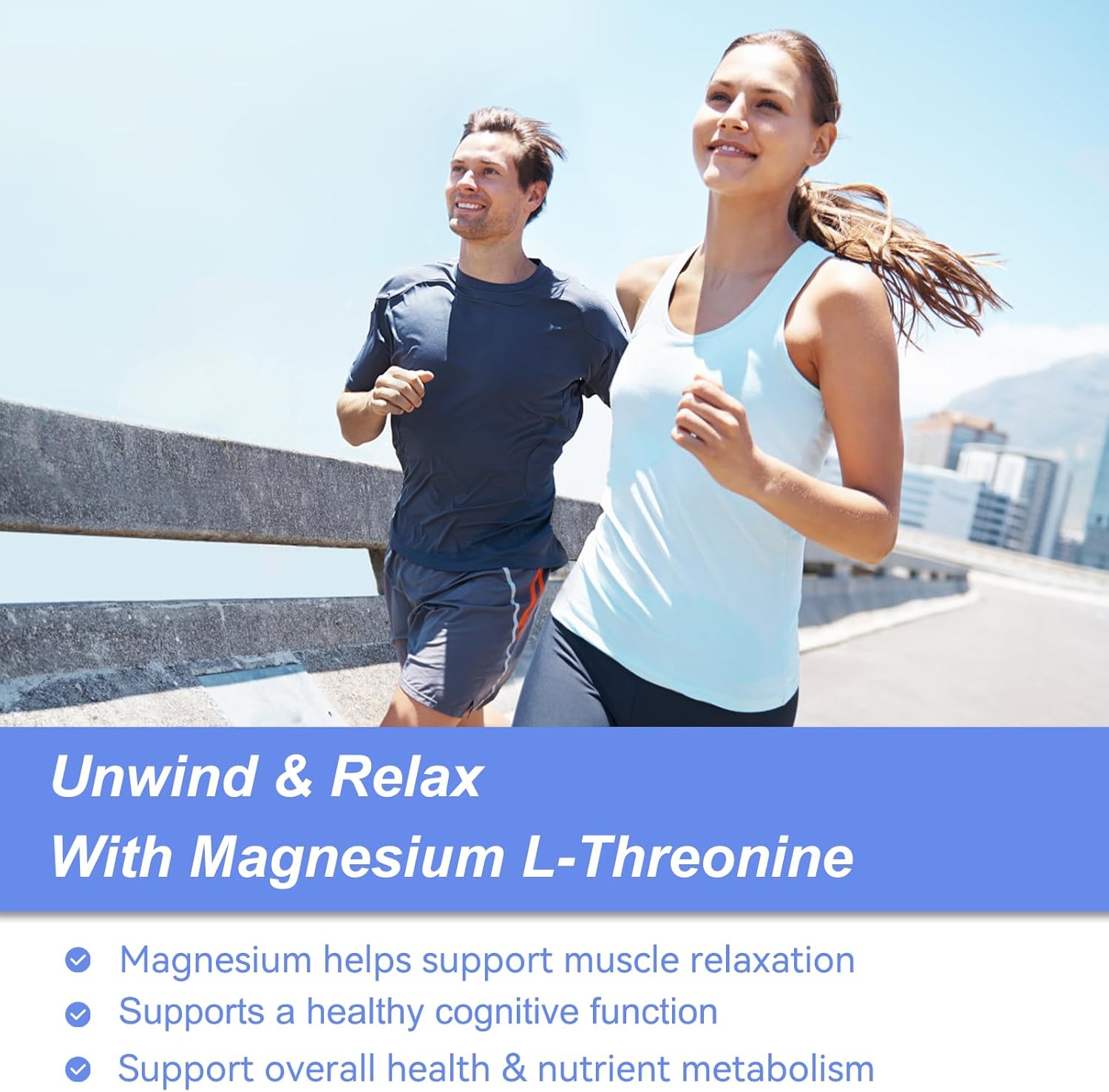 High Strength Magnesium L-Threonine Supplement - 2000mg, 240 Capsules by EAZGOO