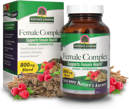 High Strength Nature's Answer Female Complex Dietary Supplement - 90 Capsules, Vegetarian & Vegan Friendly