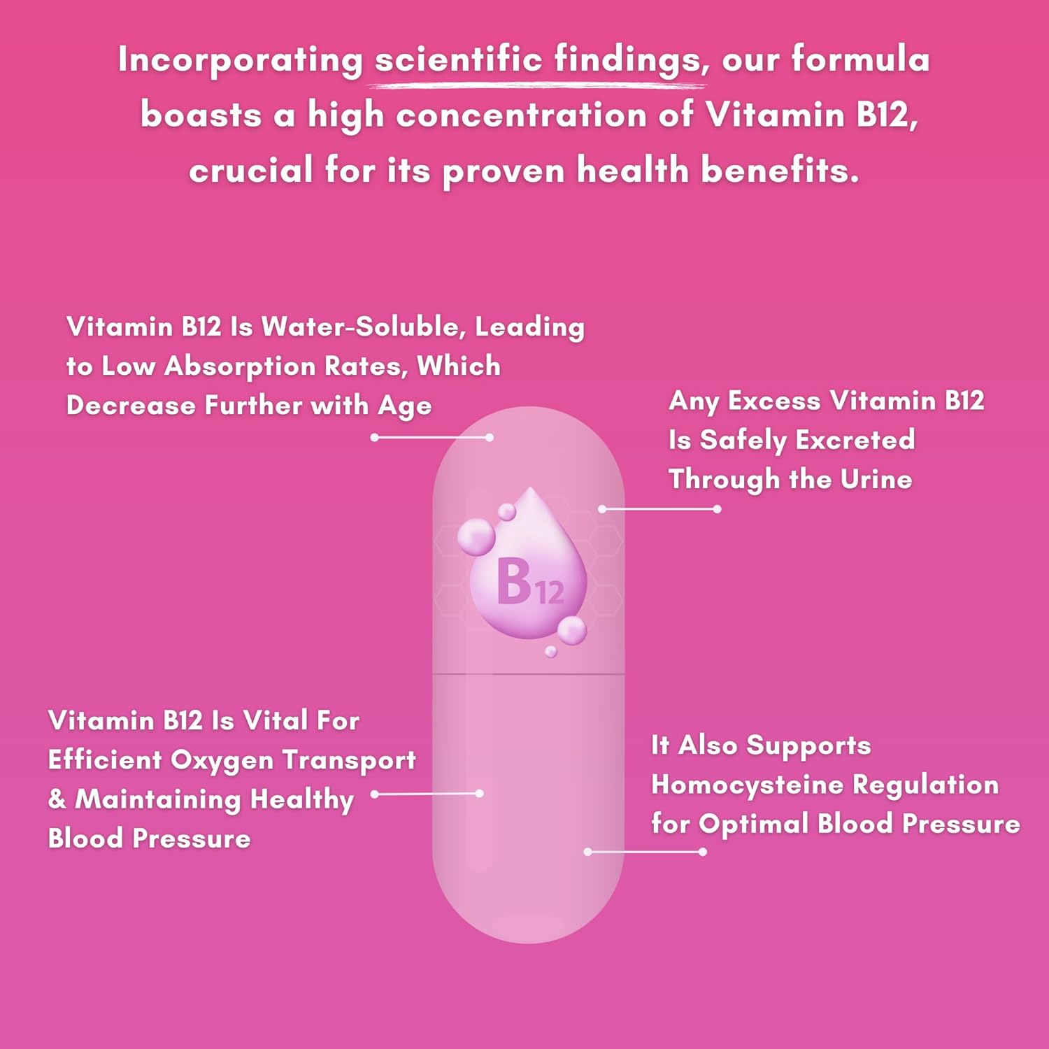 High Strength Nutritional Blood Pressure Support Supplement with 13 Herbs & Vitamins - Natural Non-GMO Capsules for Men & Women - 90 Day Supply