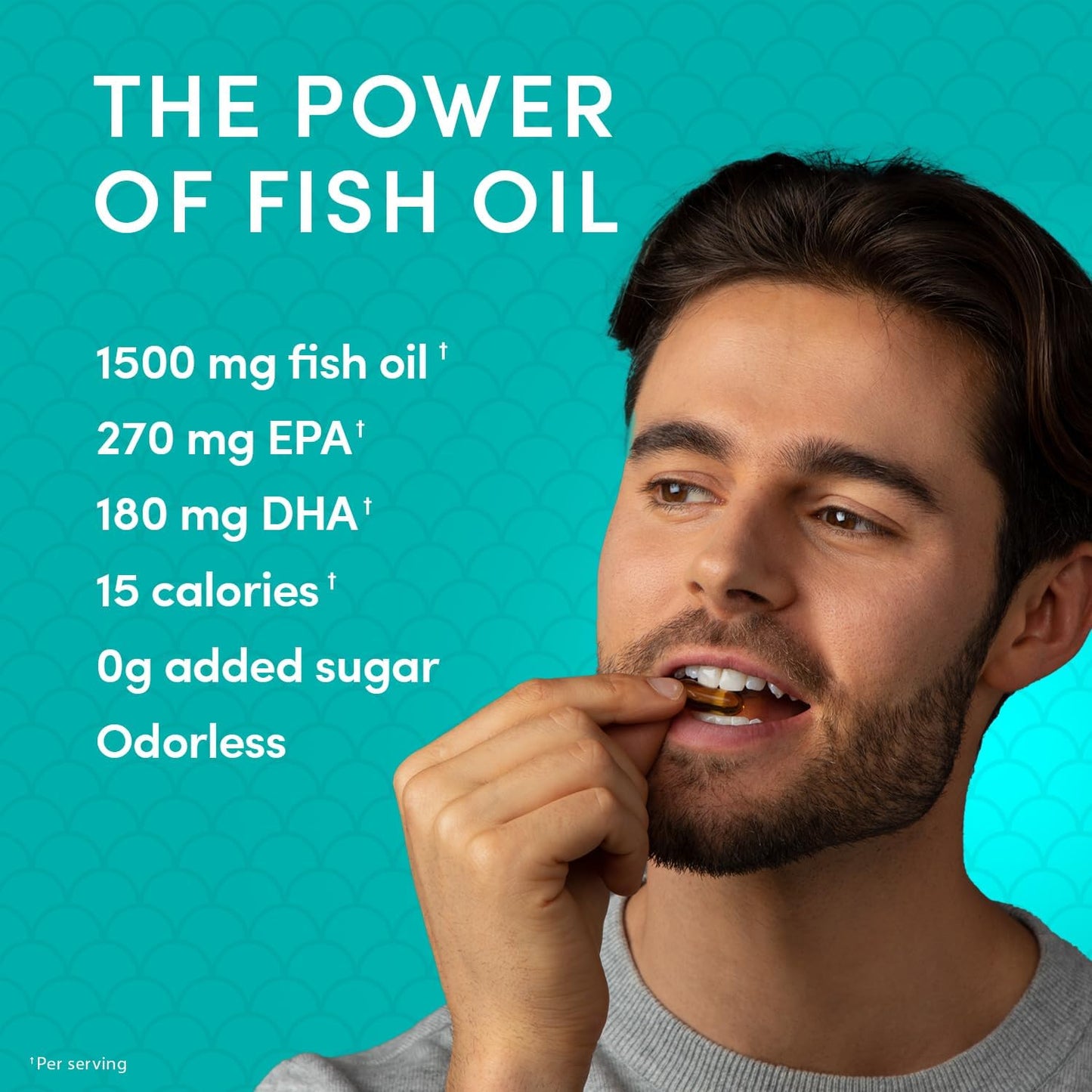 High Strength Swisse Wild Fish Oil Omega 3 Supplement | EPA DHA Fish Oil Softgels | Odorless | Supports Brain, Eye, Heart Health | 1500 mg - 400 Pills