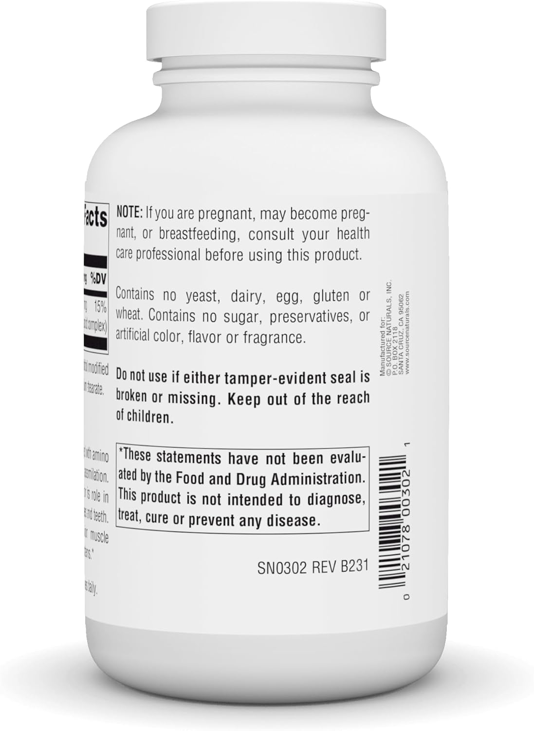 Highly Absorbable Calcium Amino Acid Complex for Bone Health - 250 Tablets