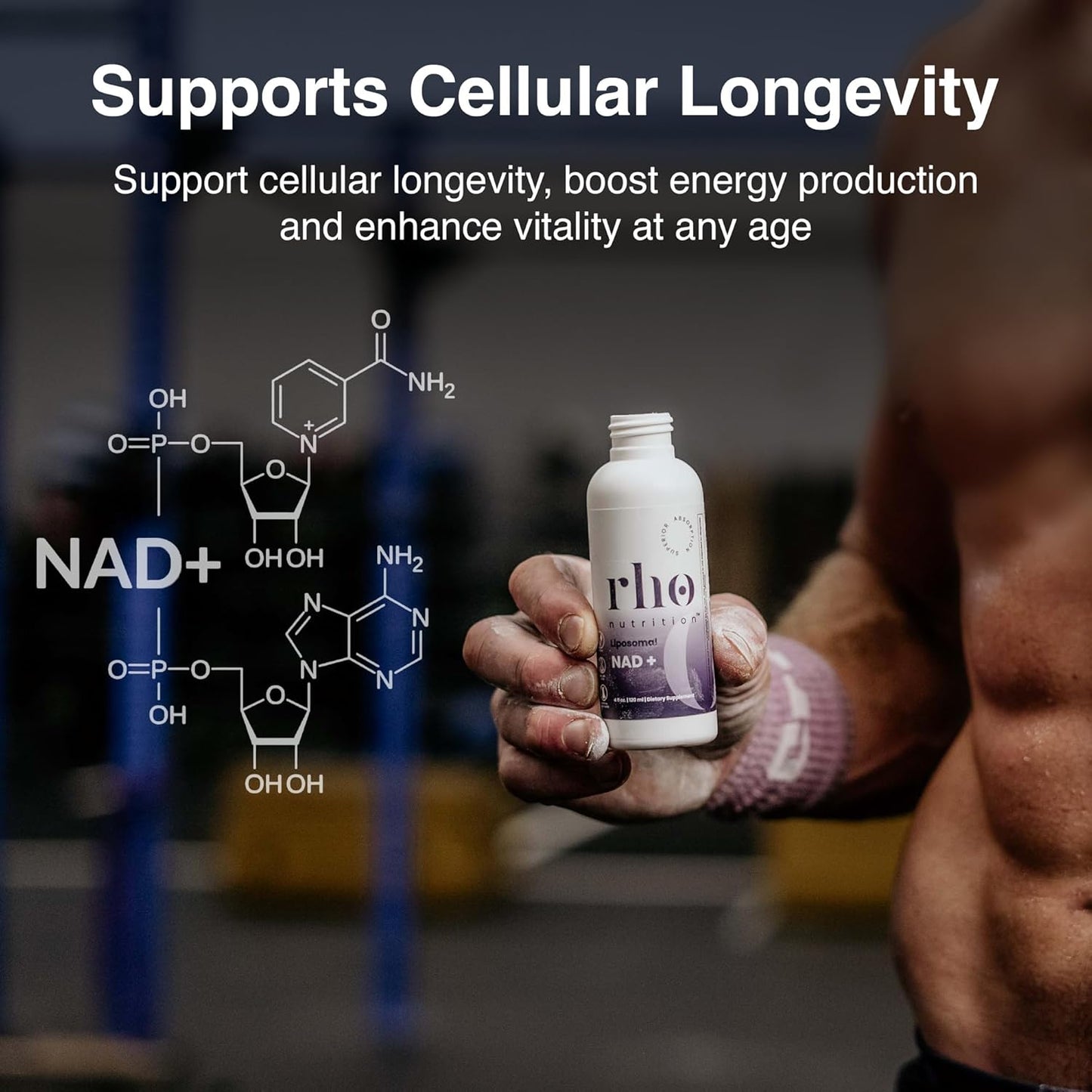 Highly Absorbable Liquid NAD+ Supplement for Cellular Longevity and Energy Boost