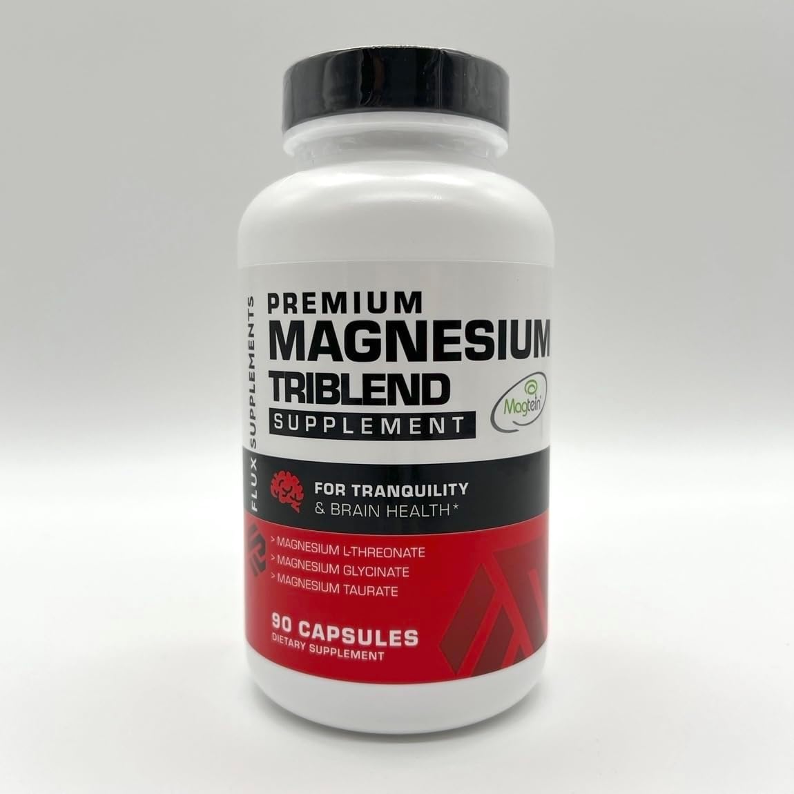 Highly Absorbable Magnesium Triblend with Magtein L-Threonate, Glycinate, and Taurate for Memory, Sleep, Vascular Health, and Recovery - Chelated Complex with High Bioavailability