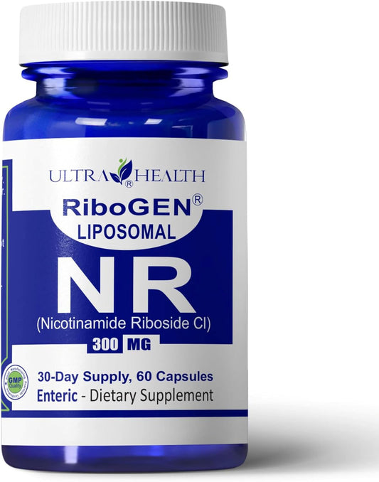 Highly Bioavailable Nicotinamide Riboside (NR) 300mg Capsules - Enteric Coated for Maximum Absorption - NAD Supplement - Ultra Pure - Liposomal Technology - Best Value