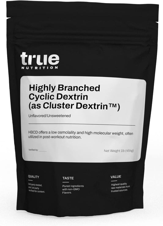Highly Branched Cyclic Dextrin Carbohydrate Powder for Intra-Workout Energy and Post-Workout Recovery - Vegan - 1lb
