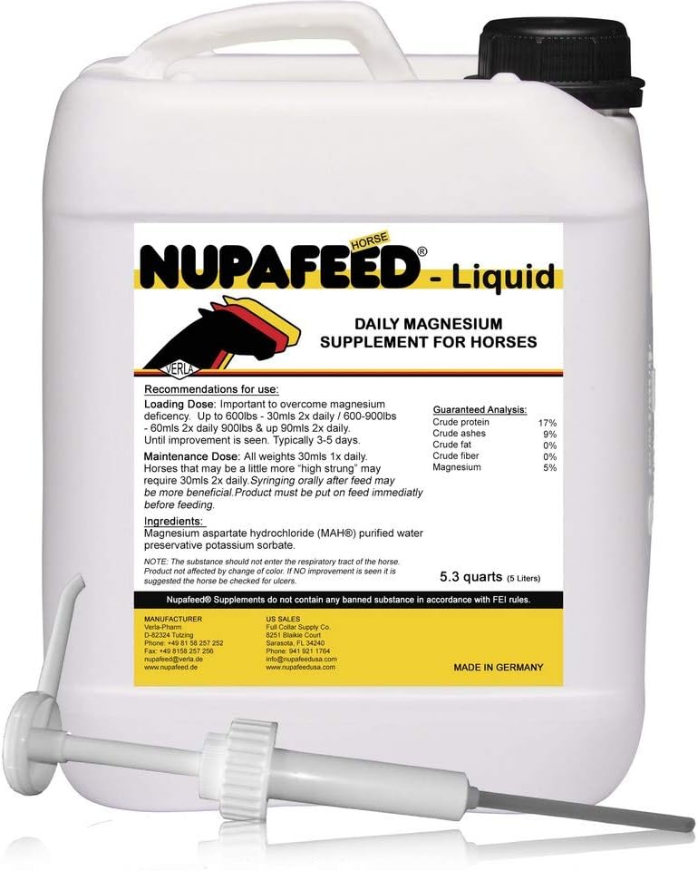Highly Concentrated Nupafeed Magnesium Liquid Supplement - 5L Bottle for Daily Use
